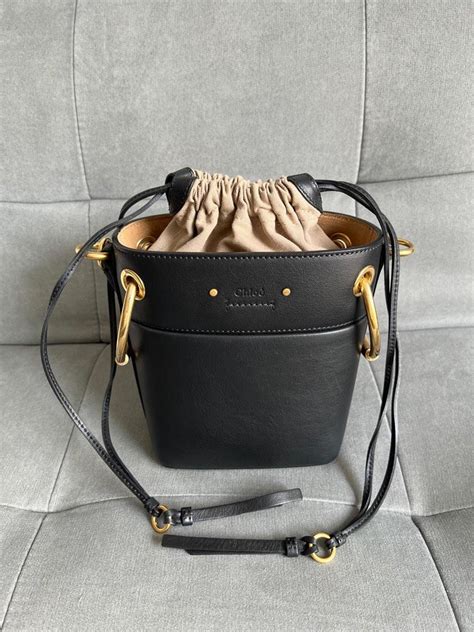 chloe roy mini bucket review|First impressions .